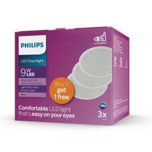 Lampu Philips Downlight Meson 9W 6500k Buy 2 Get 1 Free